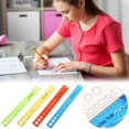 thumbnail image 4 of ZTTD 12 inches (30 cm) Shatterproof Flexible Rulers, Clear Plastic Ruler ith Centimeters and Inches - Great for Home, & Office – 6Pcs (Type2-Yellow), 4 of 9