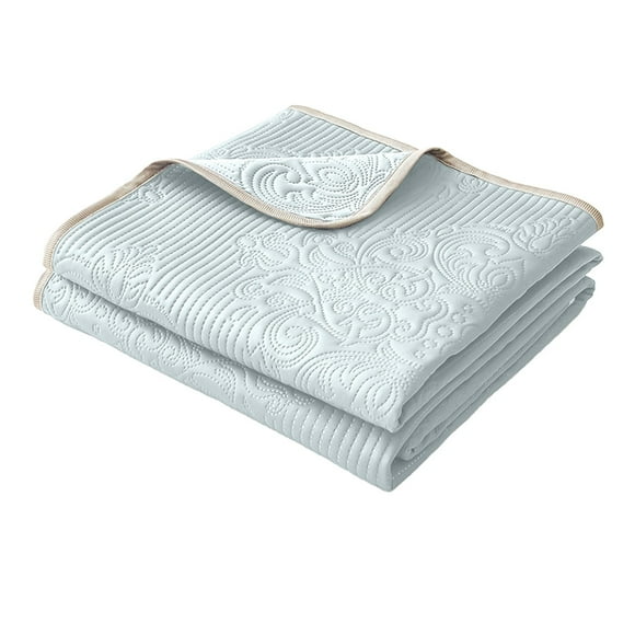 Ohufall A Grade Knitted Summer Cool Quilt Student Dormitory Throw Blanket Arabesquitic Pattern Gift Air Conditioner Wholesale Summer Quilt Soft