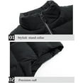 thumbnail image 3 of Spring Winter Jackets Vest For Men Down Cotton Windproof Warm Wear Hooded Men's Jacket Coats, 3 of 5