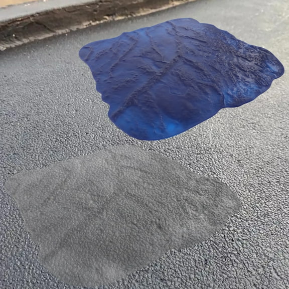 36" X 36" Blue Seamless Slate Concrete Cement Texture Imprint Stamp Skin Mat