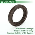 thumbnail image 4 of Unique Bargains 1 Pc Front Crankshaft Oil Seal for Mazda Miata No.B3C7-10-602A Main Seal, 4 of 7