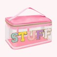 thumbnail image 5 of Bolso De Cosméticos Bolsa de cosméticos de PVC transparente, bolsa de almacenamiento con letras brillantes para acampar (estilo 4) Ndcxsfigh Para Estrenar, 5 of 5