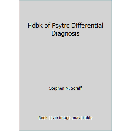 Hdbk of Psytrc Differential Diagnosis [Paperback - Used]