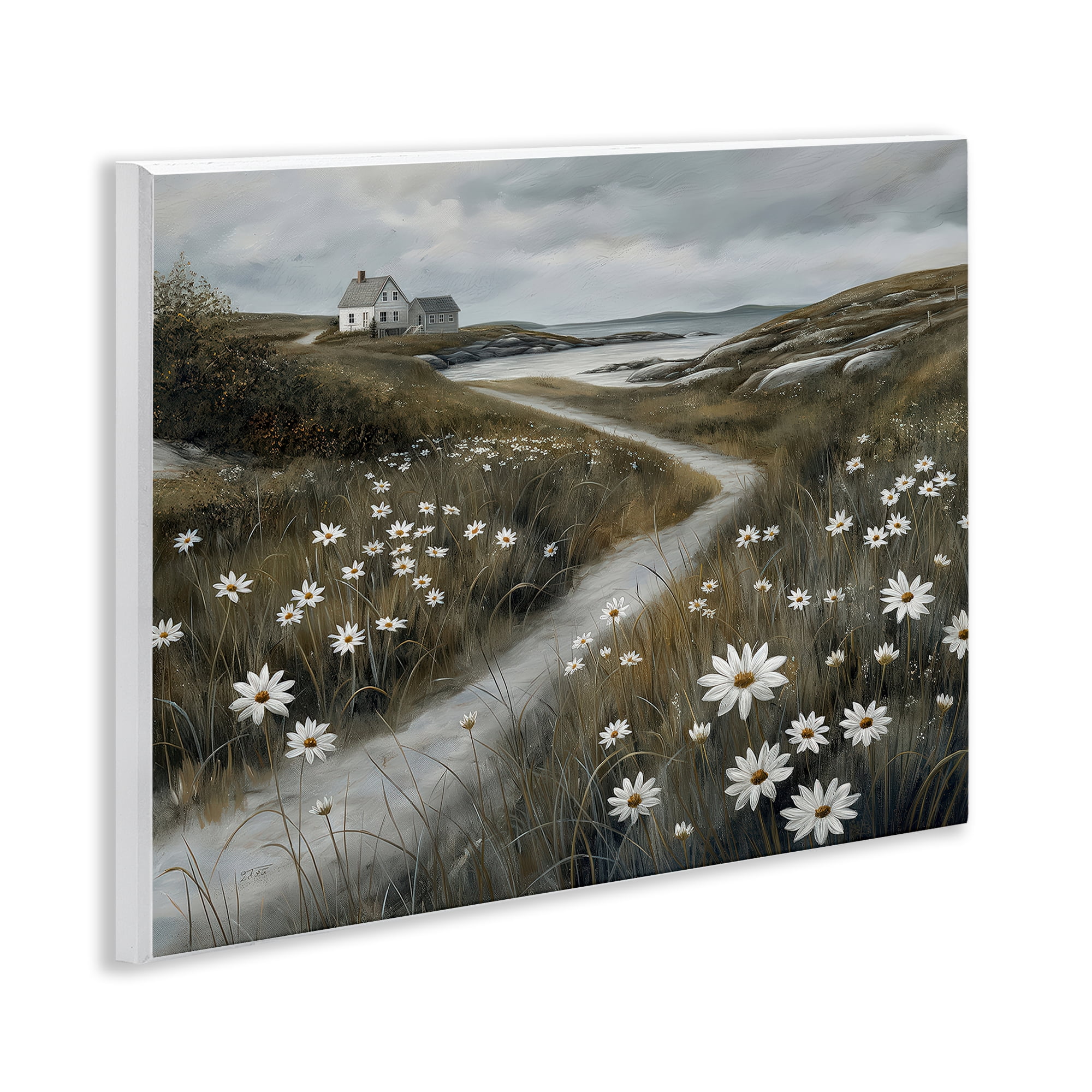 Stupell Industries Daisies Along Coastal Path Wall Plaque Art, design by Imagine It Images