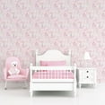 thumbnail image 2 of Galerie Wallcoverings  Tiny Tots 2 Mermaids Non-woven Glittery Wallpaper Roll 33 feet x 21 inches - Pink/Grey/Glitter, 2 of 5