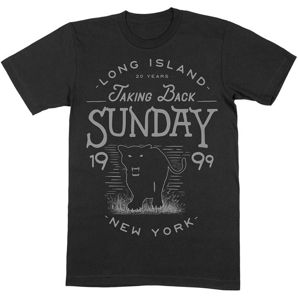 Taking Back Sunday - Camiseta Pantera de Algodón para Adultos Unisex (Negro)
