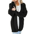 thumbnail image 1 of Women's Soild Knit Cardigans Loose Slouchy Oversized Wrap Chunky Sweaters Coat, 1 of 9