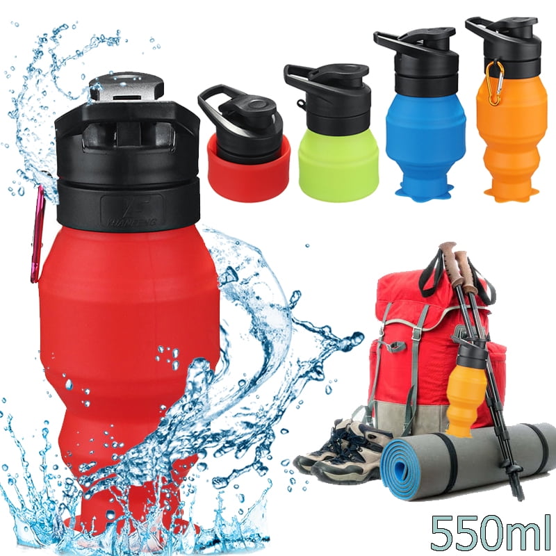 Silicone Foldable Cup Collapsible Drink CyclingTravel Outdoor Camping Water Cup