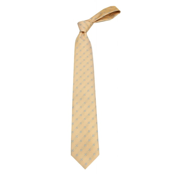 Boys Youth Yellow Pattern Designer Necktie Ties