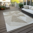 thumbnail image 5 of Addison Rugs Chantille Indoor/Outdoor Transitional Geometric Taupe Washable Rectangle Rug, 5' x 7'6", 5 of 5