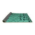 thumbnail image 2 of Ahgly Company Indoor Square Solid Turquoise Blue Modern Area Rugs, 7' Square, 2 of 4