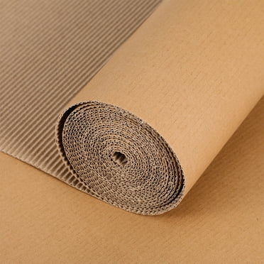 Single Face Corrugated Paper Corrugated Cardboard Rolls Beige 500.00X30.00X0.30CM