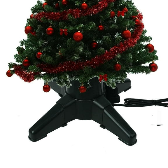 Christmas Tree Electric Rotating Base Stand Xmas Tree Bottom Support Holder Christmas Decoration Accessories Parts