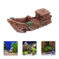 thumbnail image 2 of Figurine Miniature en Résine pour Décoration de Réservoir de Poissons, Figurine de Bateau, Ornement de Bateau, Modèle de Bateau, Décoration d'Aquarium, 2 of 8