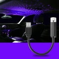 thumbnail image 4 of Proyector de luz de estrellas USB, luces de ambiente para coche, luz LED de techo, proyector romántico de estrellas, lámpara de luz nocturna USB para decoración de lámparas., 4 of 5