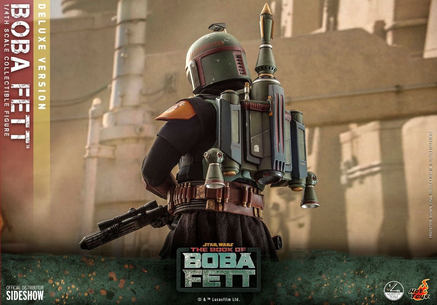 Boba Fett Deluxe Version Hot Toys Quarter Scale 1/4 Figure Star Wars IN STOCK