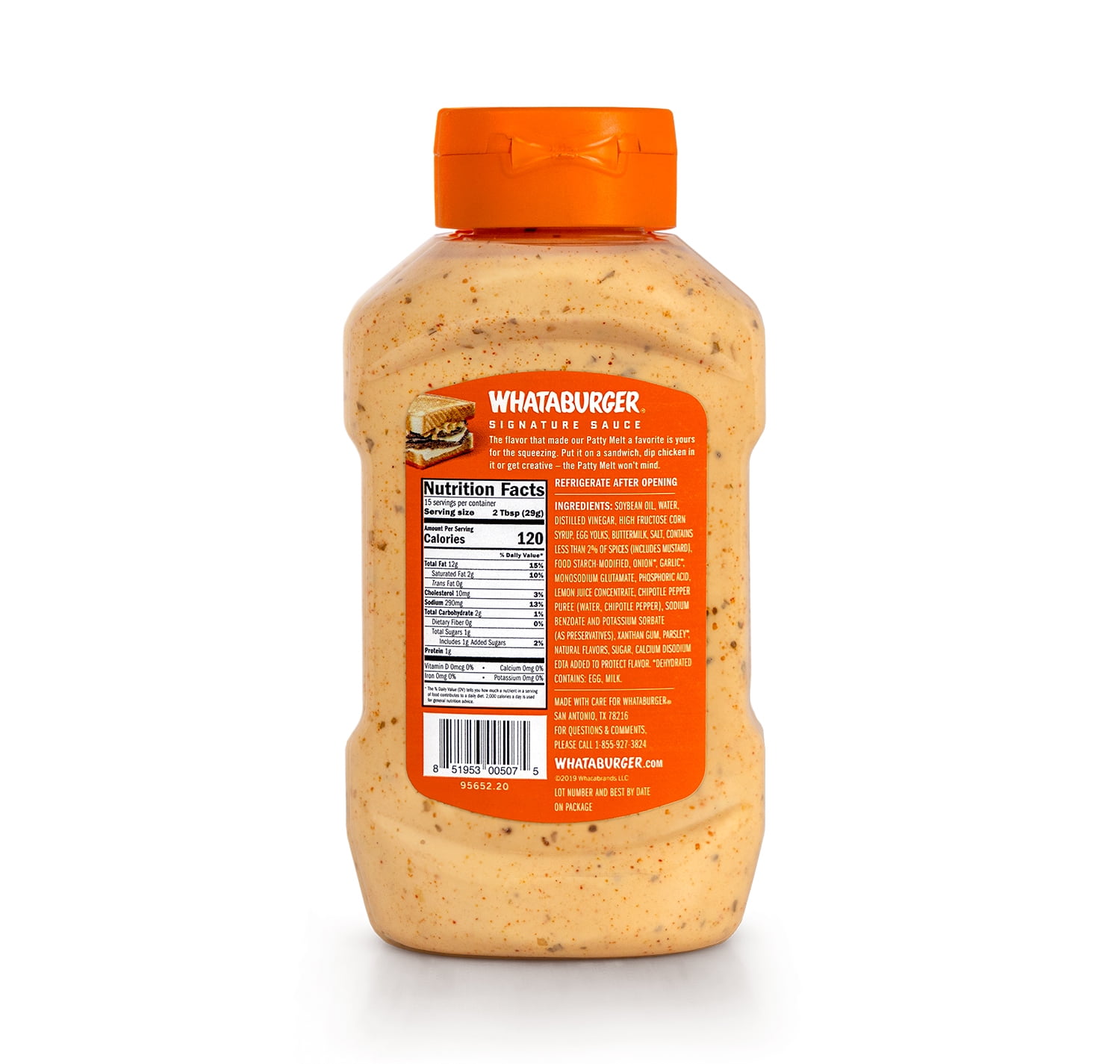Whataburger Patty Melt Sauce, 15.5 oz