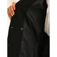 thumbnail image 5 of DARING DIVA Women's 2 Pcs Notched Lapel Blazer Work Suit Set M Black, 5 of 6