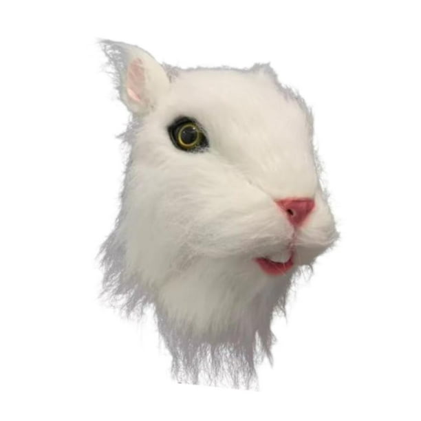 Máscara de cabeza de ratón, cubierta de cabeza completa, casco para hombres y mujeres, máscara de látex para animales