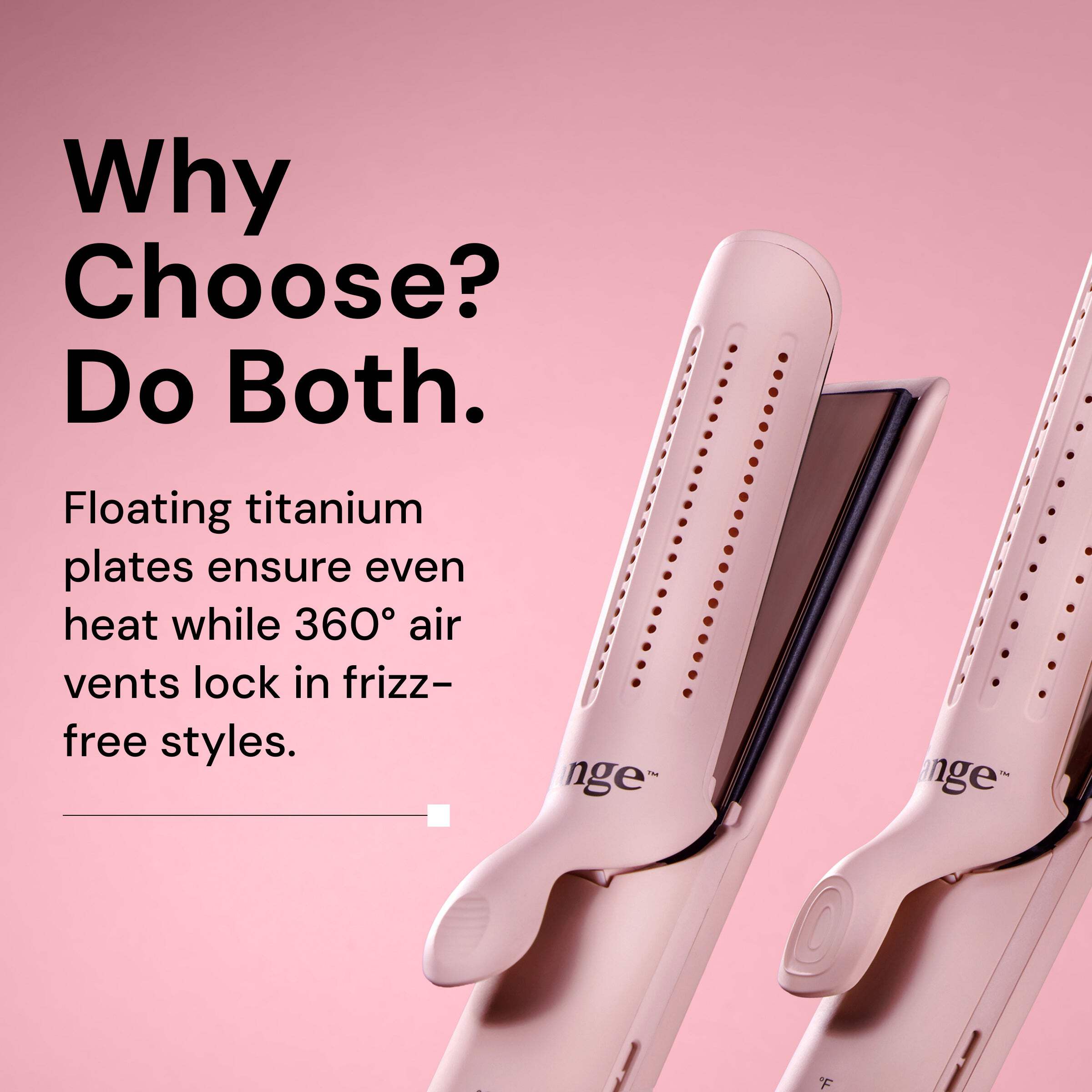 L'ange Hair Le Duo Grande 360° Airflow Styler, Pink photo 2