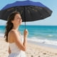 thumbnail image 5 of Paraguas de sombrilla plegable automático | Pegamento negro de doble capa UPF50+ Protección contra el sol y la lluvia | Diseño a prueba de viento de 10 costillas | 41" de ancho, para 2 personas, 5 of 6