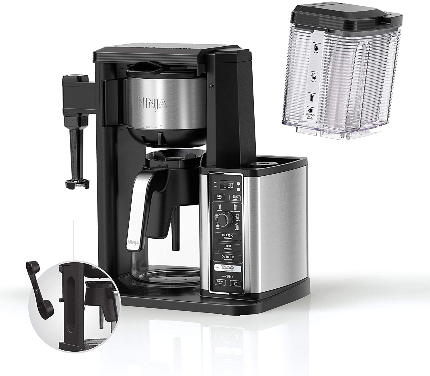 Ninja® Specialty Coffee Maker  Ground Coffee Maker with Frother