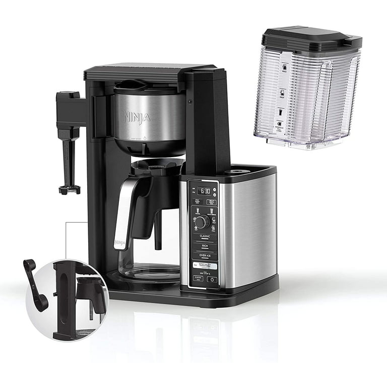 Ninja Specialty Coffee Maker with Fold-Away Frother & Glass Carafe