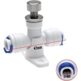 thumbnail image 4 of PinesC 2pcs RO Water Flow Control Valveatible with 1/4 Inch Hose OD POM Plastic for RO Water Systems/Pure Water Systems/Water Purifiers/Water Dispensers, 4 of 5