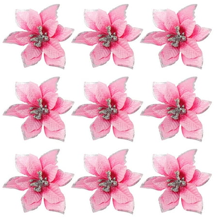 

TOYMYTOY 36pcs Christmas Simulation Flower Cloth Flower Decoration Props Party Adornment