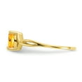 thumbnail image 3 of Primal Gold Genuine Citrine Birthstone Ring, 10 Karat Yellow Gold, 3 of 7