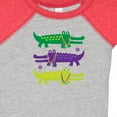 thumbnail image 4 of Inktastic Mardi Gras Holiday Alligators Boys or Girls Baby Bodysuit, 4 of 5