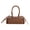 brown, variant on Rivet Patchwork Stitching Texture Handbag Handheld Shoulder Crossbody Bag Autumn Winter Versatile Baguette Pillow Commute Bag One of a kind purses in Black for Daily Outfits