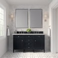 thumbnail image 5 of James Martin Vanities 60" Double Vanity, Black Onyx w/ 3 CM Victorian Silver Quartz Top, 5 of 5