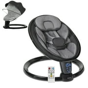 SootheSway Swing by Evolur, Black