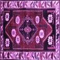 thumbnail image 1 of Ahgly Company Indoor Square Persian Purple Traditional Area Rugs, 5' Square, 1 of 4