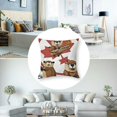 thumbnail image 5 of Throw Pillow Cover Canadian Beaver Holding Canada Flag Cartoon Pancake Maple Syrup Inches Pillowcase Home Decorative Square Pillow Case Cushion Cover, 5 of 7