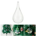 thumbnail image 2 of Diy Crafts Clear Fillable Ball, Ongmies Fillable Clear Christmas Ornaments - Transparent Drop Shape Hanging Decor with Hole, Christmas Decorations Indoor, 2 of 9