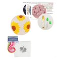 thumbnail image 4 of Kit de iniciación al bordado, kit de bordado estampado que incluye tela para bordar con Girasoles 1, 4 of 9