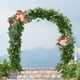 thumbnail image 4 of Paquete de 2 - Letrero de Bienvenida con Flores Artificiales de Simulación -, Anaranjado MNFD, 4 of 6