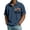 Dark Blue, variant on Dwelliawo Mens Polo Shirts Quarter Zip Shirts Casual Classic Lightweight Short Sleeve Golf Collared Shirt White M