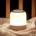 thumbnail image 2 of Warm Atmosphere Bedside Night Light, Touch Control, Switchable Warm Light, White Light, Adjustable Brightness, USB-C Charging, For Bedside, Reading, Coffee Table, Living Room Atmosphere Light, 2 of 10