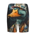 thumbnail image 7 of Daiia Hip-Hop Duck Mens Woven Stretch Pajama Short,Short Pajama Pants-XX-Large, 7 of 7