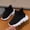 Black, variant on Zecgelong Children Shoes Thick Soled Sneakers Fashionable And Casual Luminous Light Shoes Soft Soled Slip On Sneakers Girls Athletic Shoes Size US:6.5 Black