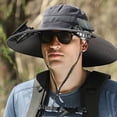 thumbnail image 2 of Kcolen Sun Hats for Men Large Head Solar Fan Hat with Rechargeable Battery High Speed Ventilation Wide Brim for Summer Outdoor Wide Brim Sun Hat, 2 of 7