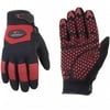 Gripper Work Gloves for Men-Red/Black