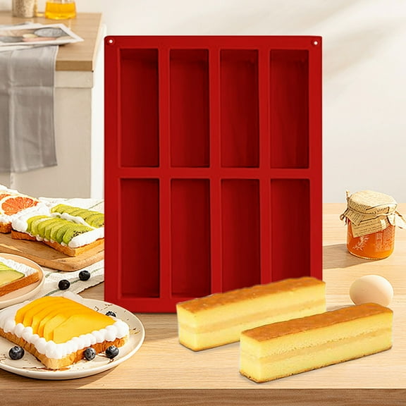 Kugisaki Silicone Cake Pans for Baking Non-Stick Kitchen Oven Baking Mold for Chocolate, Candy, Jelly, Ice Cube, Muffin