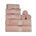 thumbnail image 2 of Superior 800 GSM Egyptian Cotton 3-Piece Towel Set, Soft Ultra Absorbent Towels, Denim Blue, 2 of 10
