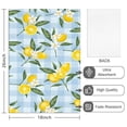 thumbnail image 2 of 2 Pcs Funny Kitchen Towels,Yellow Lemon Fruit Flowers BlueWhite Pattern Microfiber Dish Towels,Kitchen Tea Towels,Kitchen Towel Set (18" X 26"), 2 of 7