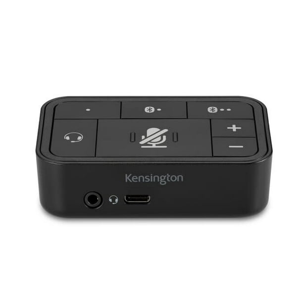 Kensington Universal 3in1 Pro Audio Headset Switch, Black