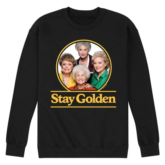 Golden Girls - Stay Golden Group - Men's Crew Neck Fleece Pullover